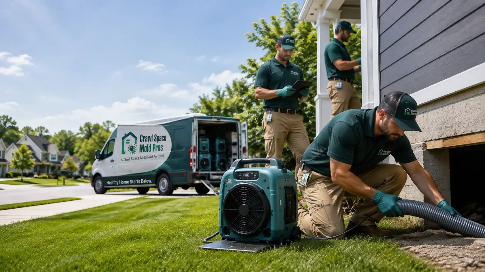 Crawl Space Mold Removal in Sebastopol, CA